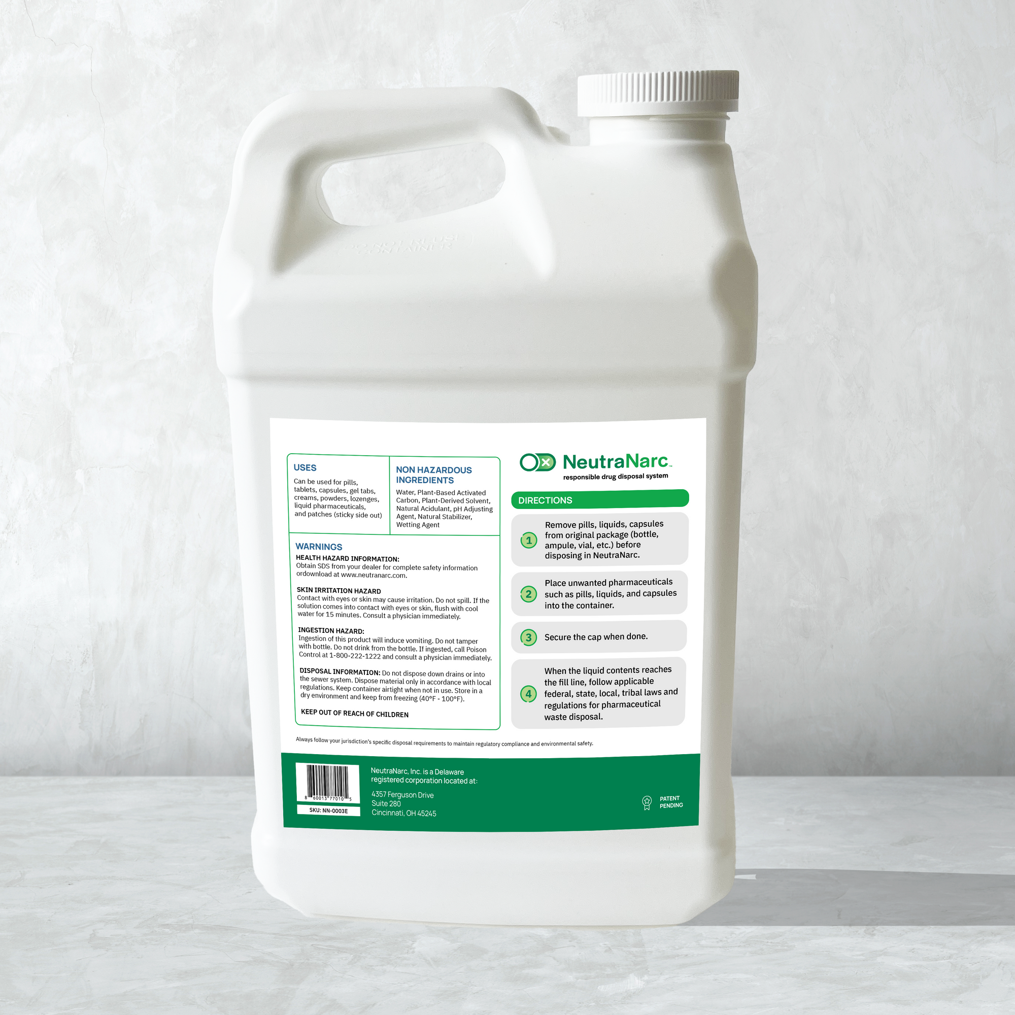 NeutraNarc® 2.5-Gallon