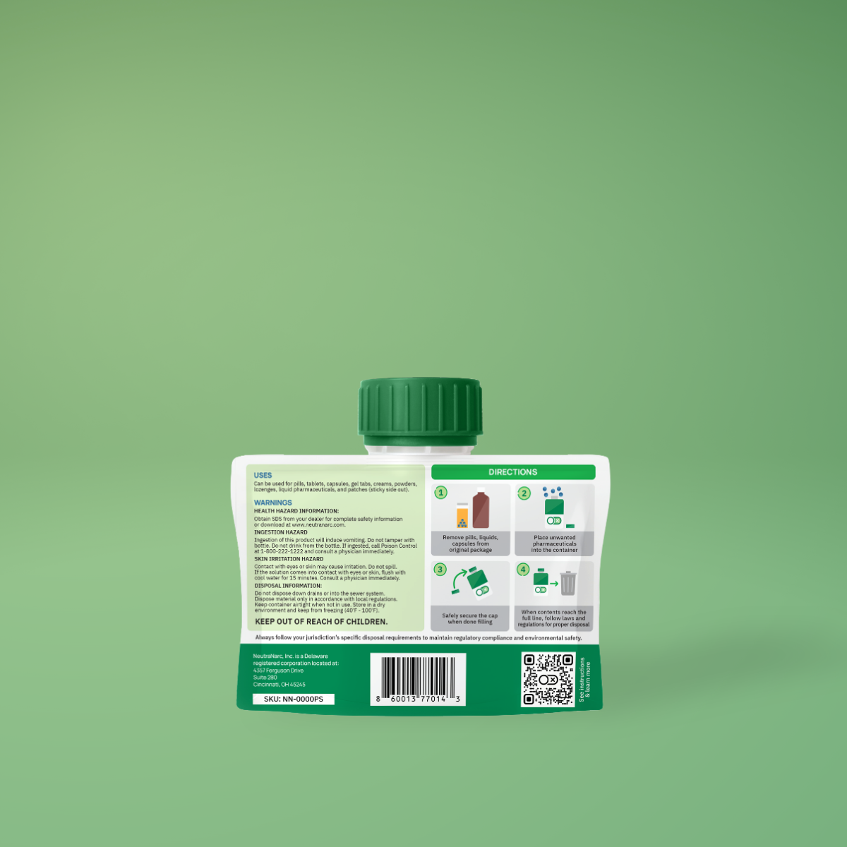 NeutraNarc® Pouch Small [Spanish Label]